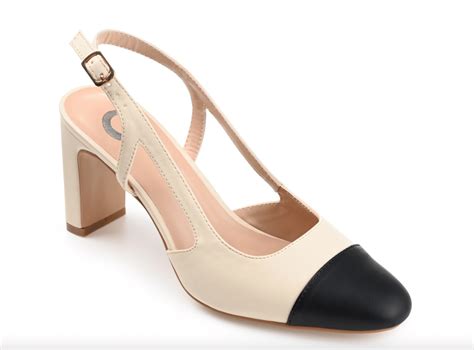 chanel slingback cap toe dupe|slingback chanel style.